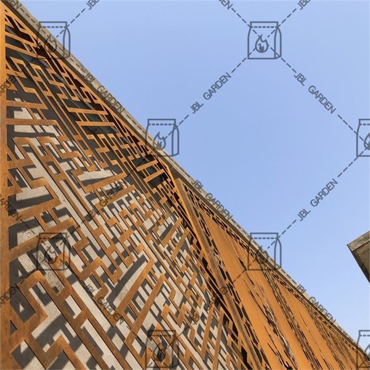 Real Rust Steel Screens