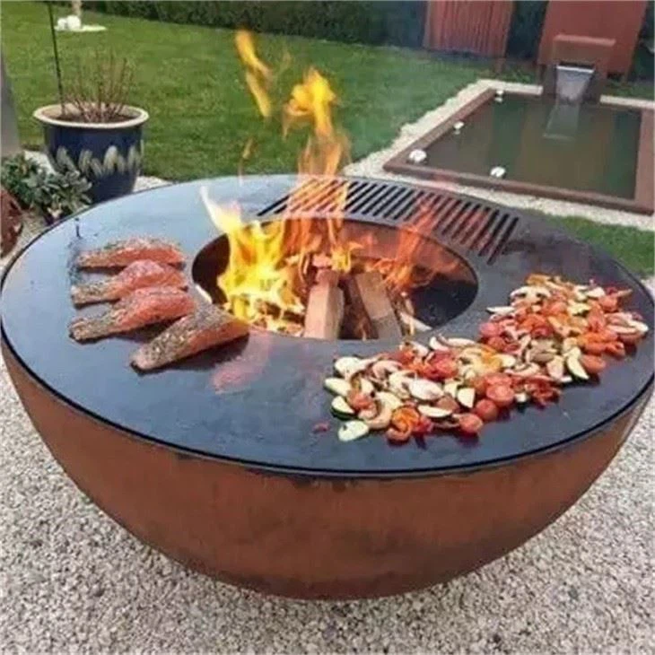 Barbecue In Garden