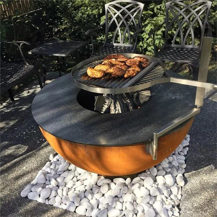 Barbecue In Garden
