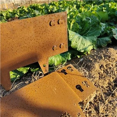 Fém táj szegély szegély