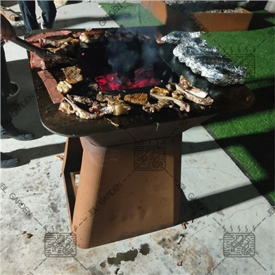 Corten Steel Faszén Grill