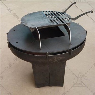 Faszén grillezési sziget