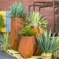 Corten Steel Planters Stand Pot