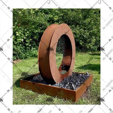 Corten Steel Pond Wall Water funkció
