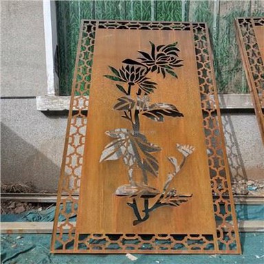 Corten acél képernyők