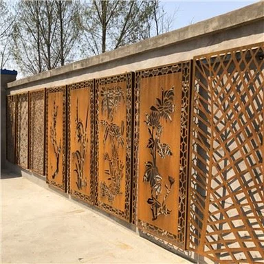 Dekoratív és stílusos fém adatvédelmi képernyők