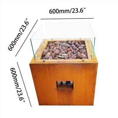 Dekoratív gáz propán fém tűzrakás