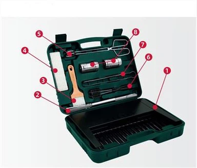 Összecsukható kültéri sütőkészlet házi faszén grill