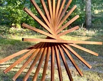 Szabadon álló rozsdás Patina Corten acélszobor