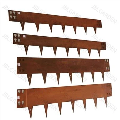 Fém pázsit Corten acél kerti szegély