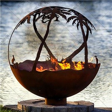 Kültéri Fire Bowl Acél tűzrakás