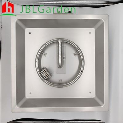 Patio Square rozsdamentes acél Firepit