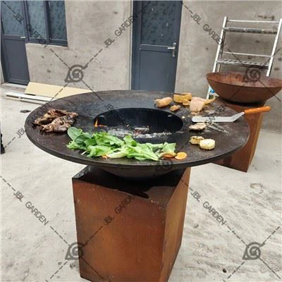 Fatüzelésű Corten Bbq Grill