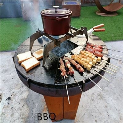 Fából készült kültéri grillkonyha
