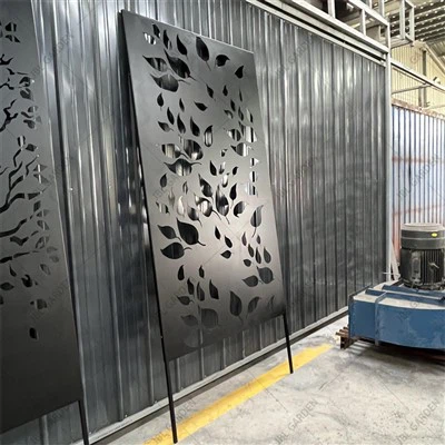 Porszórt szitapanelek