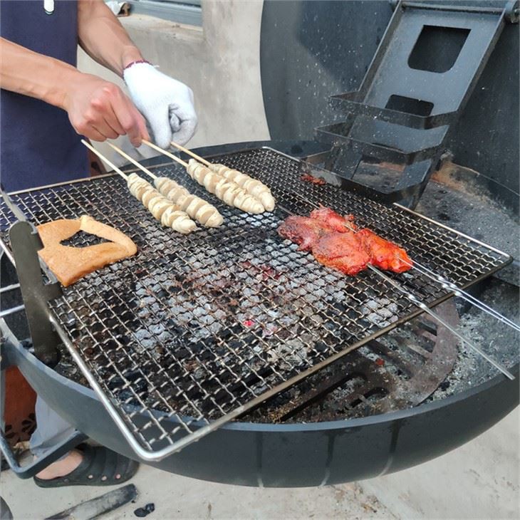 Asztali faszén mini grill
