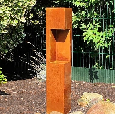 Corten Steel Garden Bollards