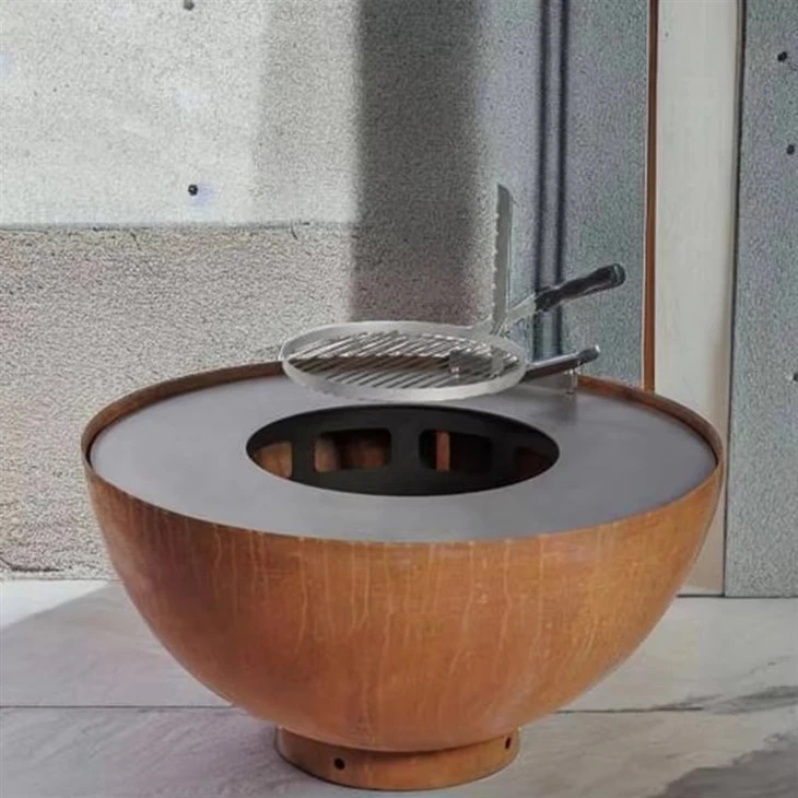 Corten Steel Grill Bbq