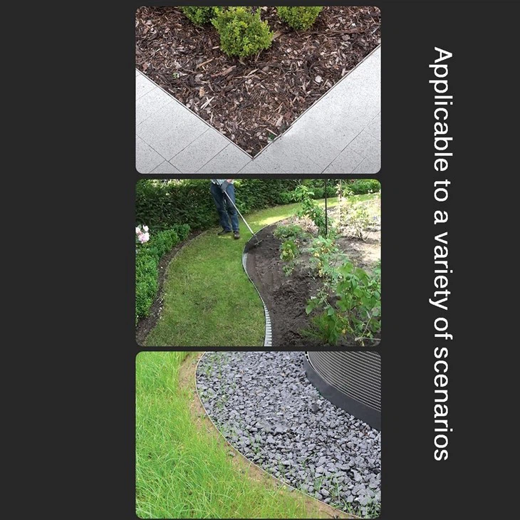 Kerti szegély rozsdamentes acél