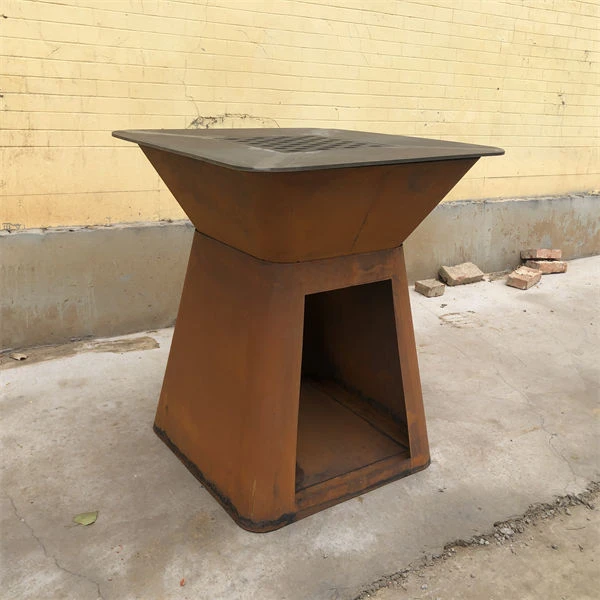 Kültéri főzőkészülék Teppanyaki Grill Corten Steel BBQ Grill