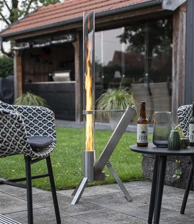 Kültéri modern design pellet kályha